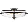 Thumbnail1 of Quoizel Griffin 21" Palladian Bronze 4-Light Ceiling Light