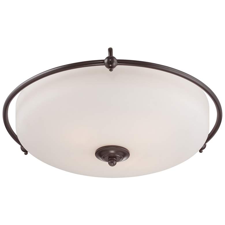 Quoizel Griffin Extra Large Bronze Floating Ceiling Light more views
