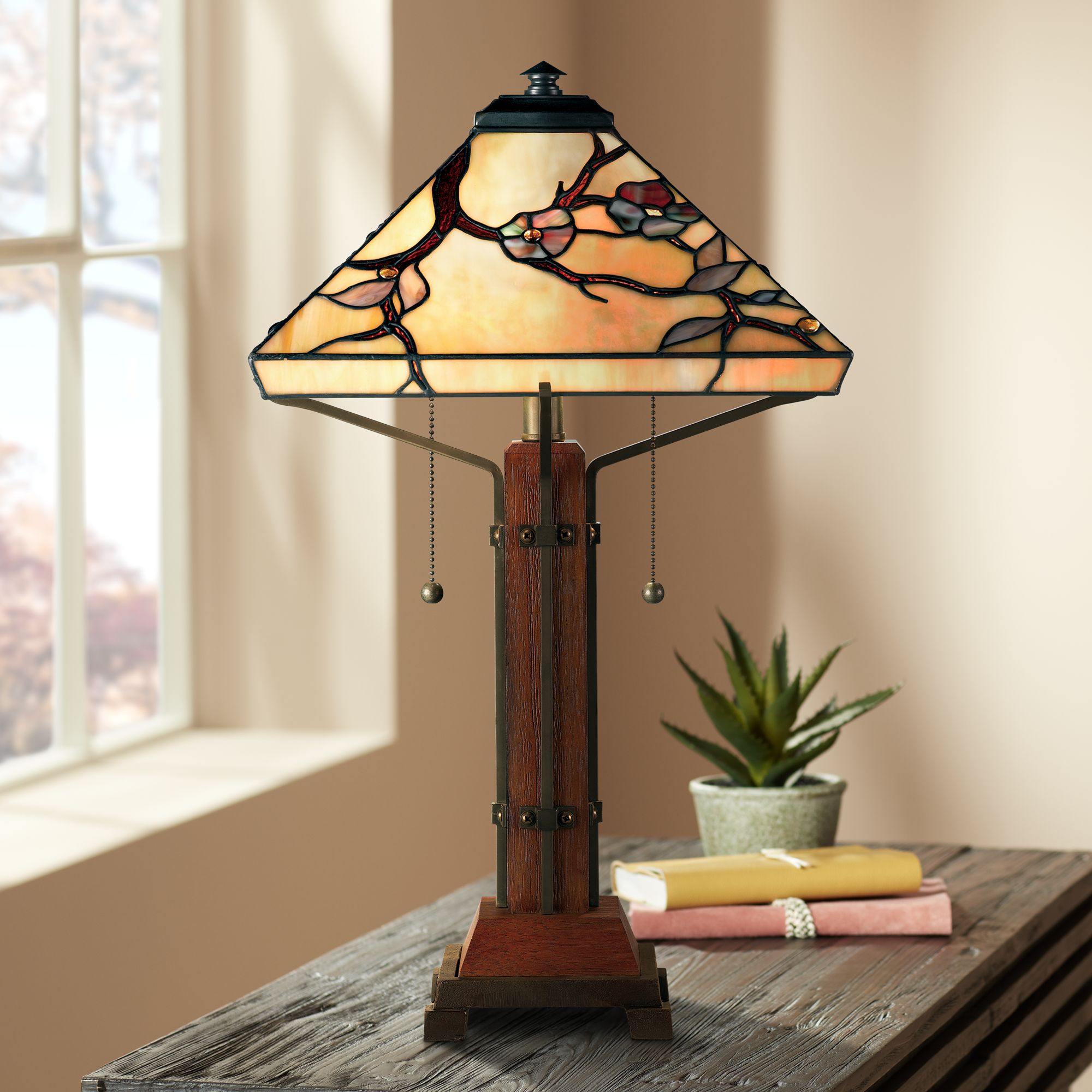 quoizel grove park table lamp