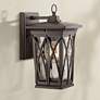 Quoizel Grover 11" High Mystic Black Outdoor Wall Light