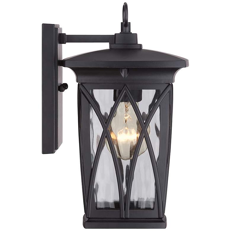 Image 4 Quoizel Grover 11" High Mystic Black Outdoor Wall Light more views