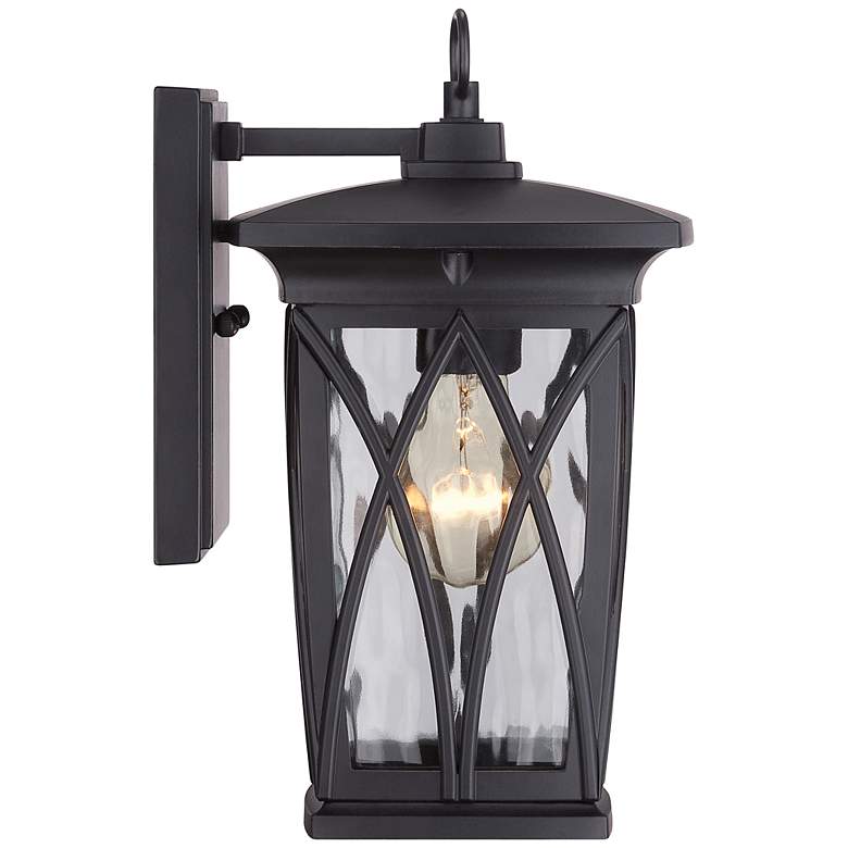 Image 4 Quoizel Grover 11 inch High Mystic Black Outdoor Wall Light more views