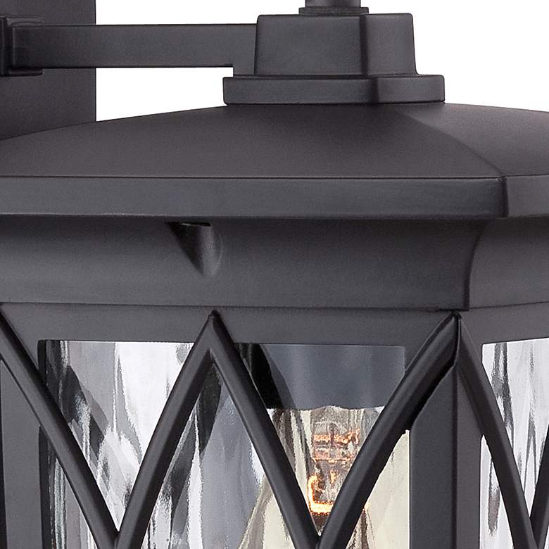 Image 5 Quoizel Grover 11" High Mystic Black Outdoor Wall Light more views