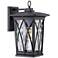 Quoizel Grover 14 1/2" High Mystic Black Outdoor Wall Light