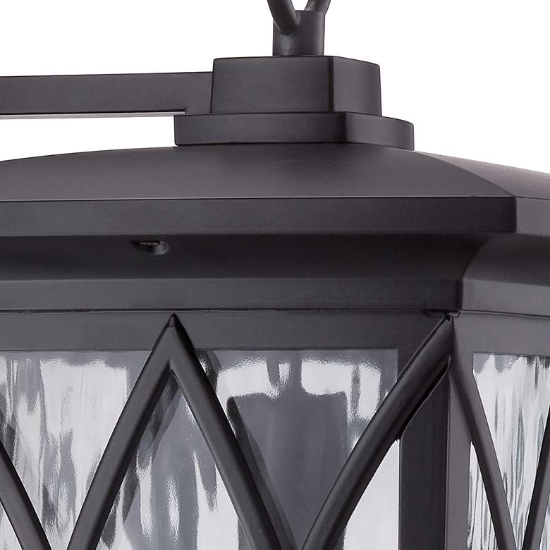 Image 5 Quoizel Grover 17 1/2"H Mystic Black Outdoor Wall Light more views