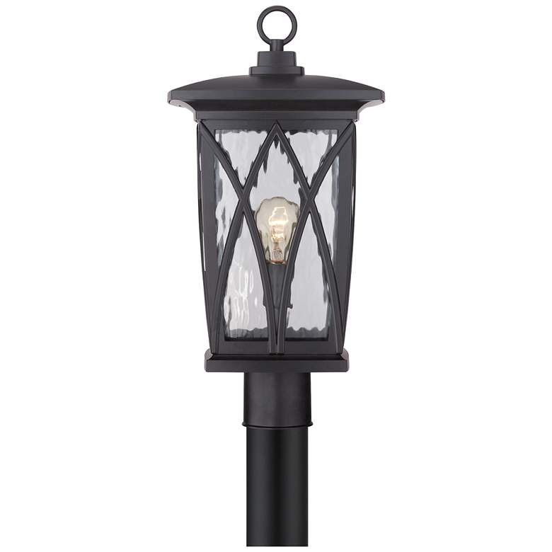 Image 2 Quoizel Grover 20 1/2"H Mystic Black Outdoor Post Light more views