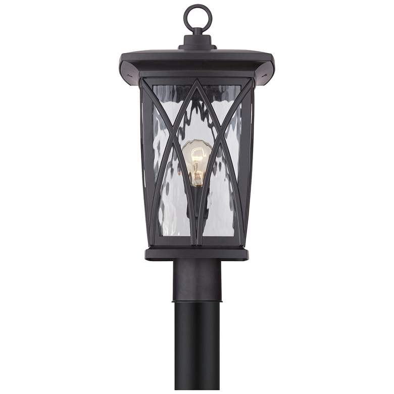 Image 3 Quoizel Grover 20 1/2"H Mystic Black Outdoor Post Light more views