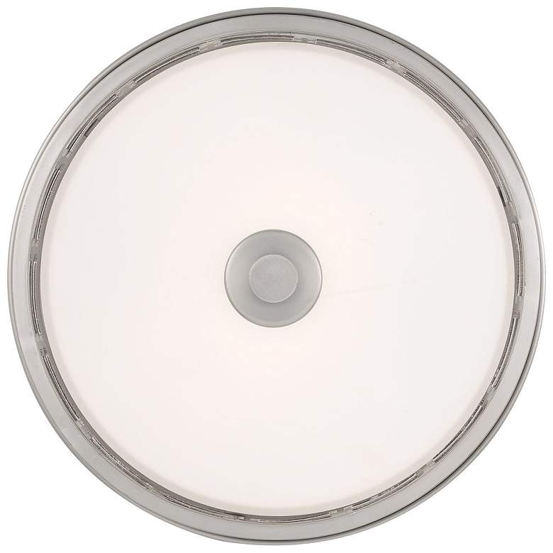 Image 4 Quoizel Guardian 13 1/2" Wide Brushed Nickel Ceiling Light more views