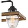 Quoizel Guilford 39 1/2" Wide Gray Ash 5-Light Island Pendant
