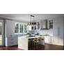 6_Quoizel Guilford 39 1/2" Wide Gray Ash 5-Light Island Pendant more views