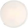 4_Quoizel Harbor 12.91-in W 2-Light Brushed Nickel Flush Mount more views