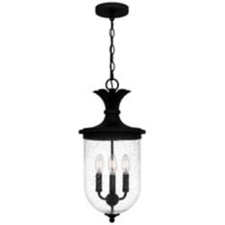 Quoizel Havana 10" Wide Earth Black 3-Light Mini Pendant