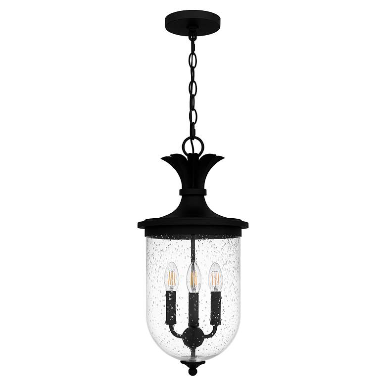 Image 2 Quoizel Havana 10" Wide Earth Black 3-Light Mini Pendant more views