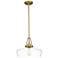 Quoizel Haven 14" Wide Aged Brass Pendant Light
