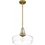 6_Quoizel Haven 14" Wide Aged Brass Pendant Light more views