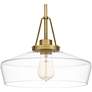 7_Quoizel Haven 14" Wide Aged Brass Pendant Light more views