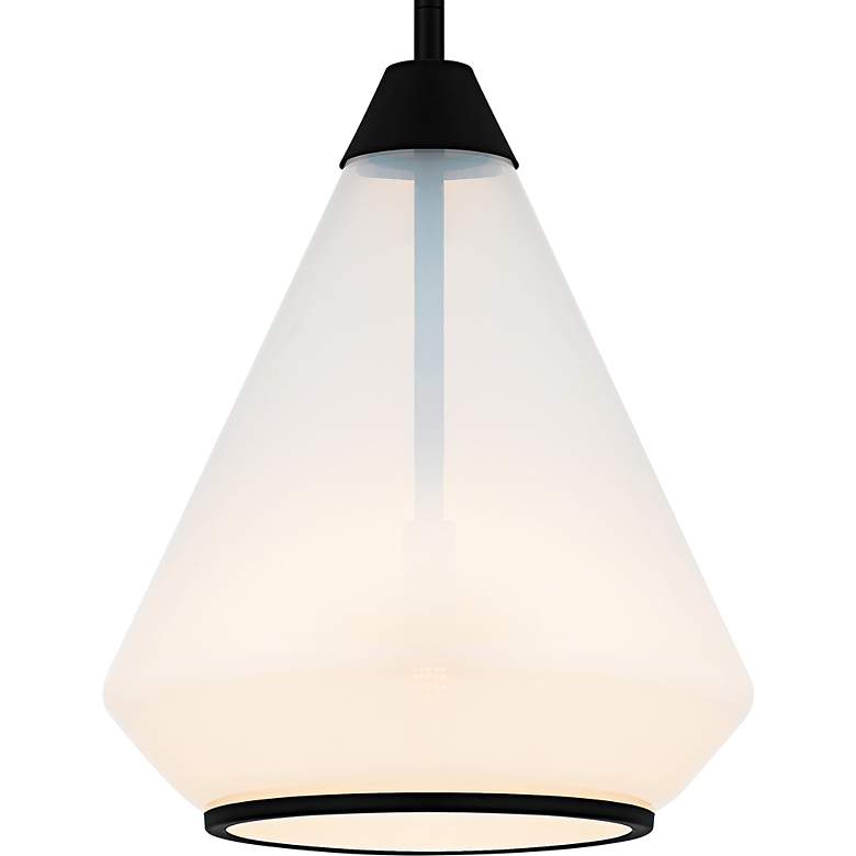 Image 5 Quoizel Haze 10 1/2" Wide Matte Black Mini Pendant more views
