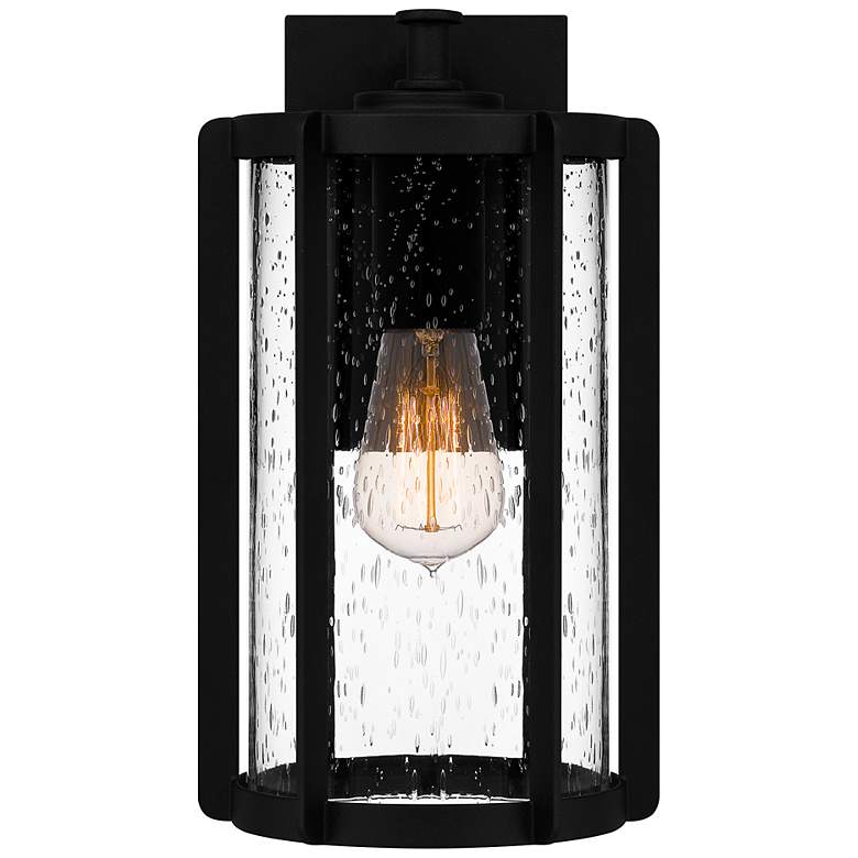 Image 5 Quoizel Hazel 12 1/2" High Earth Black Outdoor Wall Light more views
