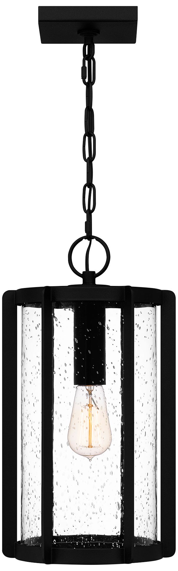 Quoizel Hazel 17" High Earth Black Outdoor Mini-Pendant Light