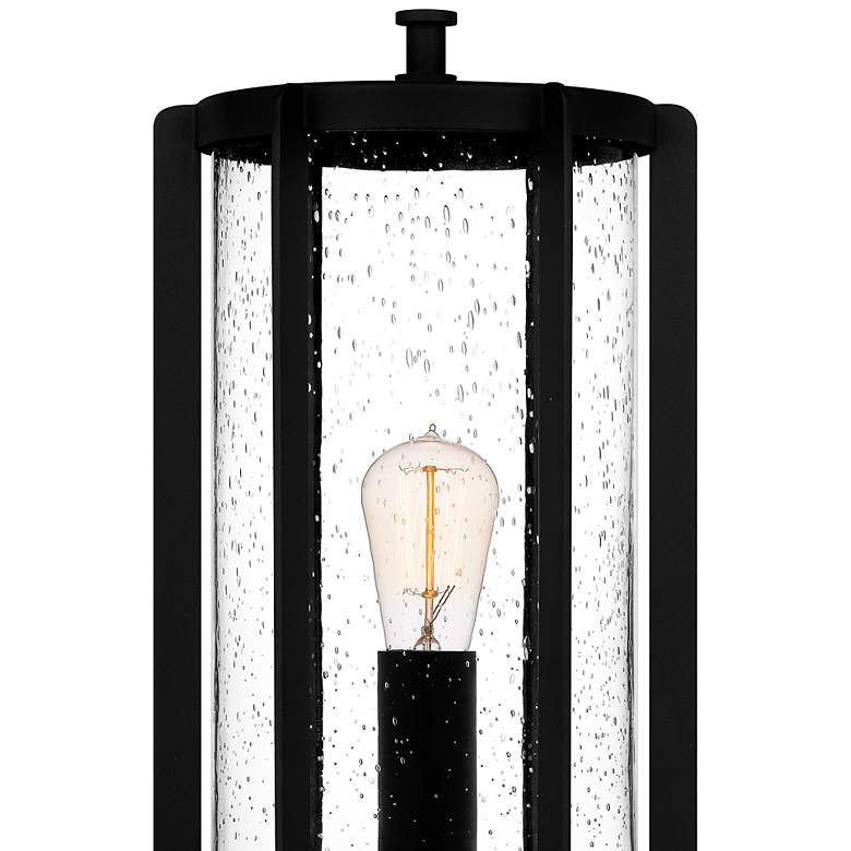 Image 6 Quoizel Hazel 18 1/2" High Earth Black Outdoor Post Mount Light more views