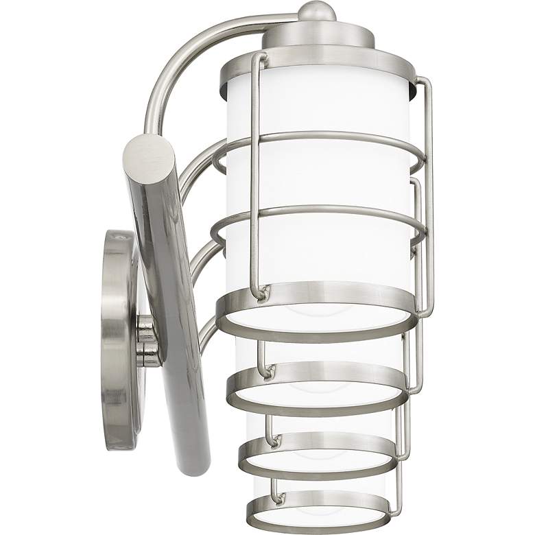 Image 3 Quoizel Hazlett 31" Wide Brushed Nickel 4-Light Bath Light more views