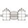 Quoizel Hazlett 6 3/4"H Brushed Nickel 2-Light Wall Sconce