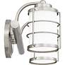 4_Quoizel Hazlett 6 3/4"H Brushed Nickel 2-Light Wall Sconce more views