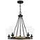 Quoizel Hearst 25 1/4" Wide Matte Black 5-Light Chandelier