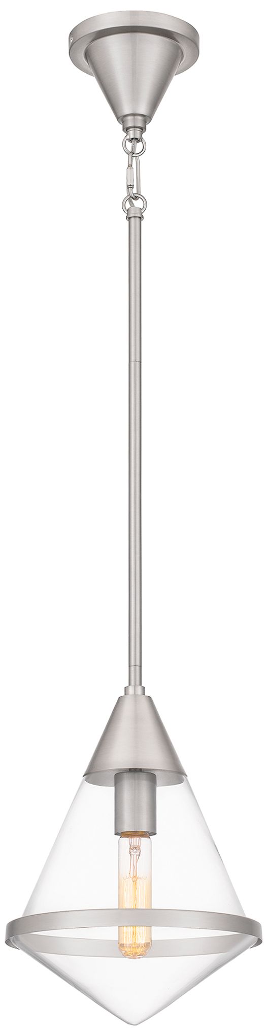 Image Quoizel Hidalgo 9 1/2" Wide Brushed Nickel Mini Pendant