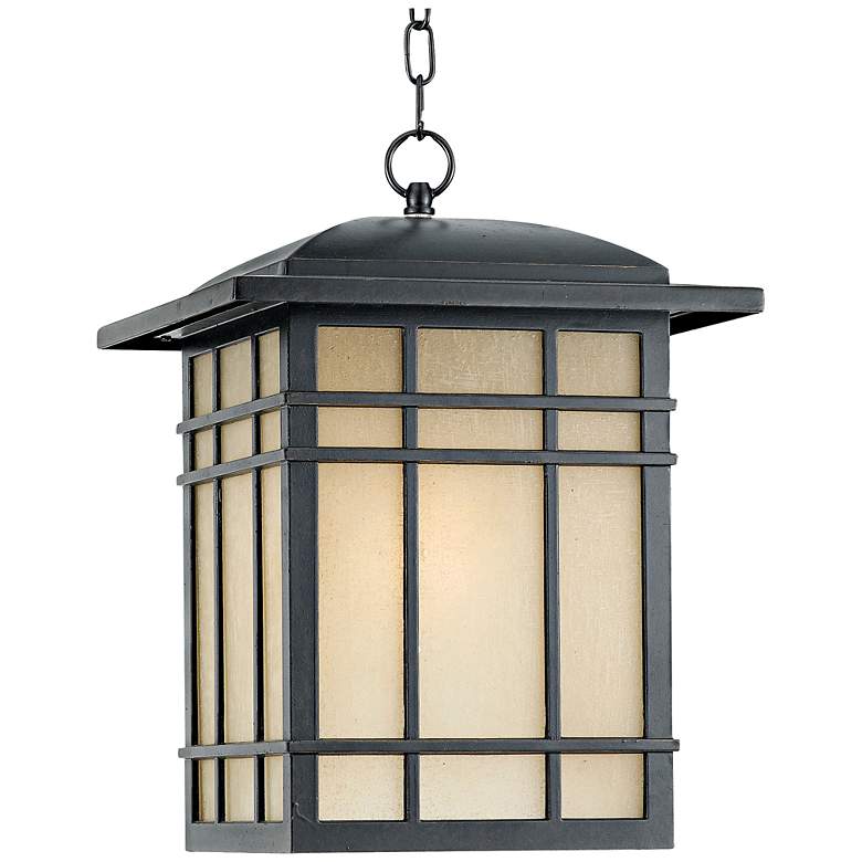 Image 2 Quoizel Hillcrest 18" High Bronze Outdoor Hanging Light