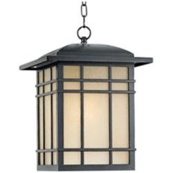 Quoizel Hillcrest 18" High Bronze Outdoor Hanging Light