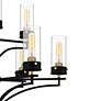 Quoizel Hillside 31 3/4" Wide Matte Black 9-Light Chandelier in scene