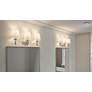 Quoizel Hollister 23" Wide Polished Chrome 3-Light Bath Light