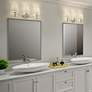 Quoizel Hollister 23" Wide Polished Chrome 3-Light Bath Light