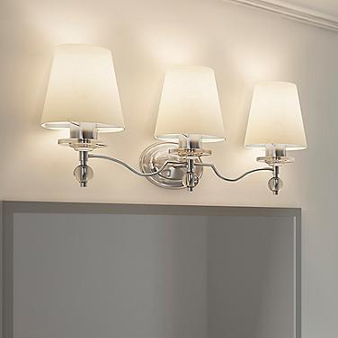 Quoizel Hollister 23" Wide Polished Chrome 3-Light Bath Light
