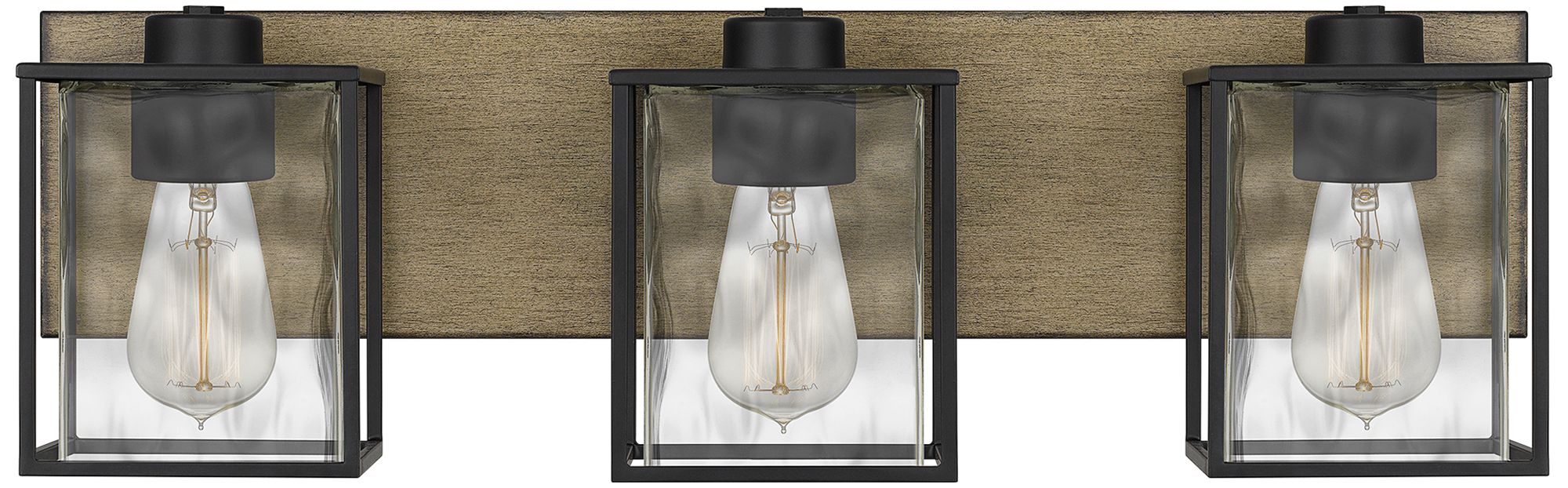 Quoizel Holsten 23" Wide Matte Black Bath Light