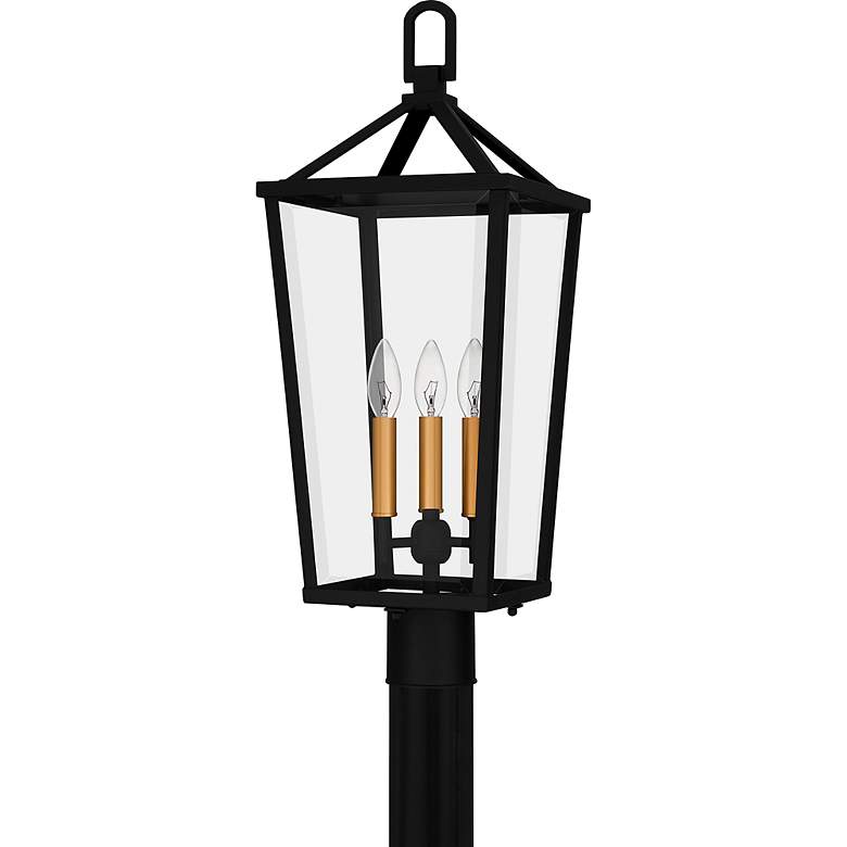 Image 2 Quoizel Hull 25 1/4" High Matte Black Outdoor Post Light more views