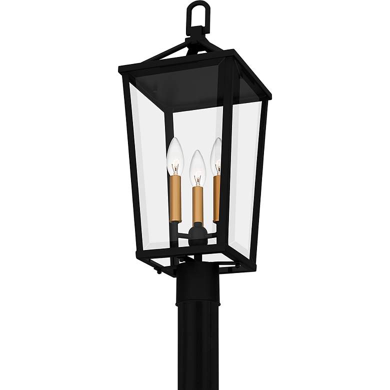 Image 4 Quoizel Hull 25 1/4" High Matte Black Outdoor Post Light more views