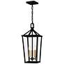 2_Quoizel Hull 9 1/2" Wide Matte Black 3-Light Mini Pendant