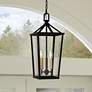 1_Quoizel Hull 9 1/2" Wide Matte Black 3-Light Mini Pendant