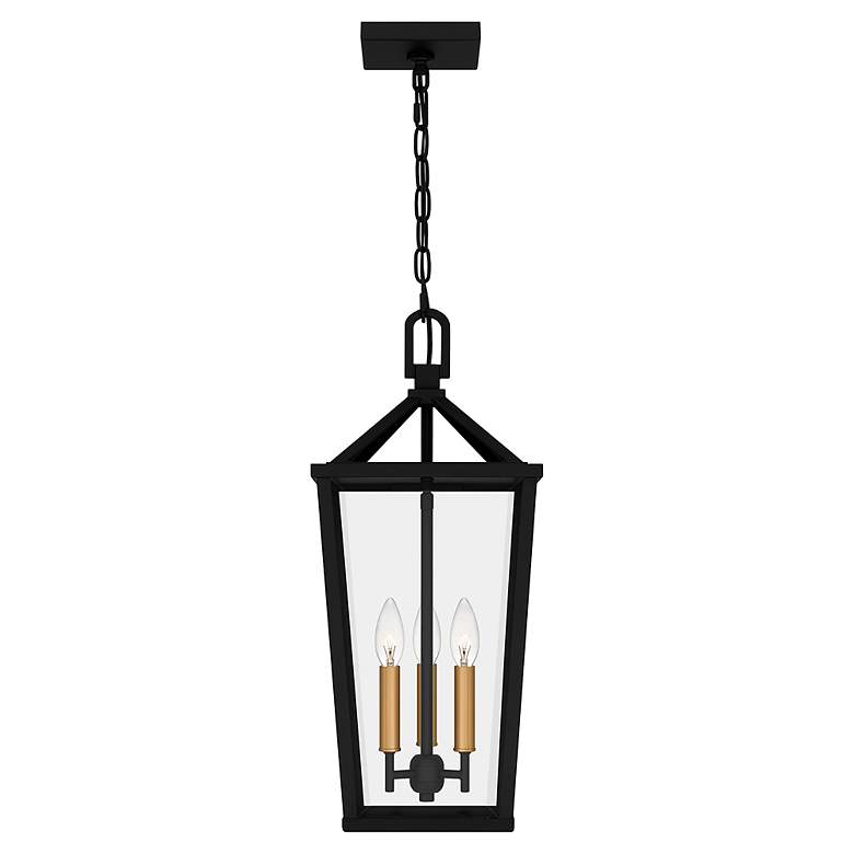 Image 4 Quoizel Hull 9 1/2" Wide Matte Black 3-Light Mini Pendant more views