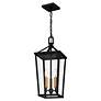 5_Quoizel Hull 9 1/2" Wide Matte Black 3-Light Mini Pendant more views