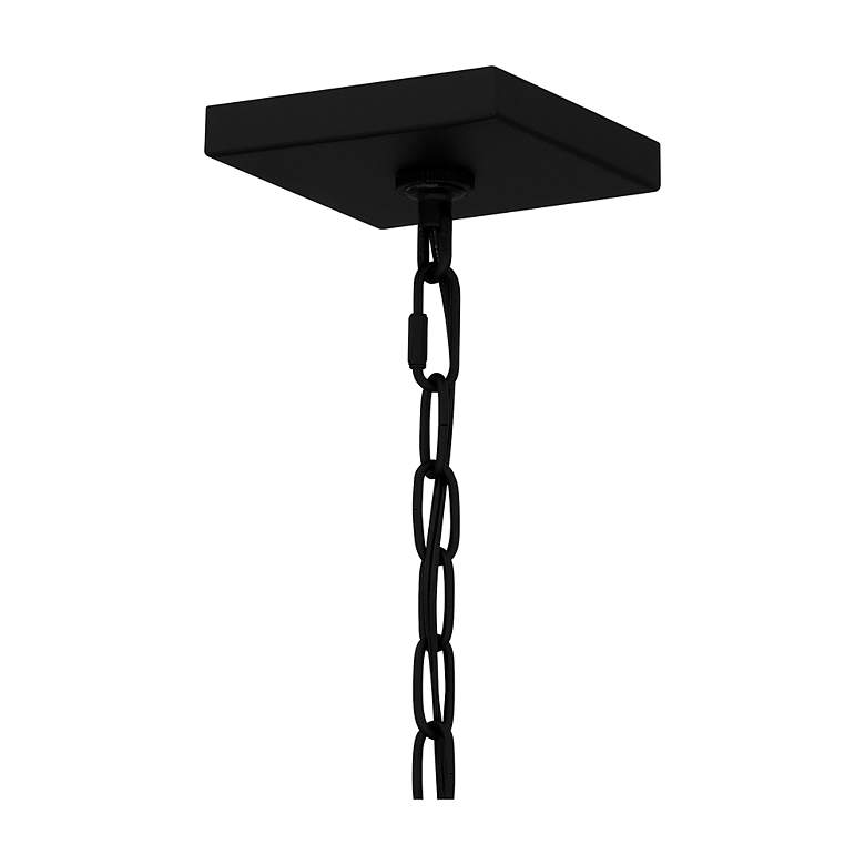 Image 7 Quoizel Hull 9 1/2" Wide Matte Black 3-Light Mini Pendant more views