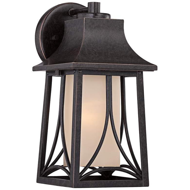 Image 1 Quoizel Hunter 11 1/2 inchH Imperial Bronze Outdoor Wall Light