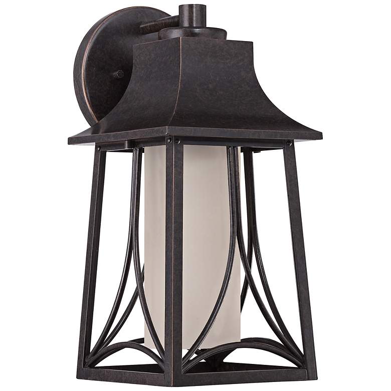 Image 1 Quoizel Hunter 15 inchH Imperial Bronze Outdoor Wall Light
