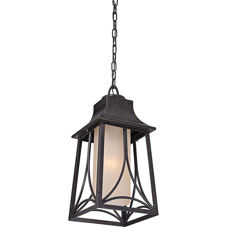 Image 1 Quoizel Hunter 19 inchH Imperial Bronze Outdoor Hanging Light