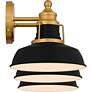 4_Quoizel Huxley 25 1/2" Wide Aged Brass 3-Light Bath Light more views