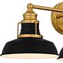 5_Quoizel Huxley 25 1/2" Wide Aged Brass 3-Light Bath Light more views