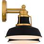 4_Quoizel Huxley 9" High Aged Brass 2-Light Wall Sconce more views