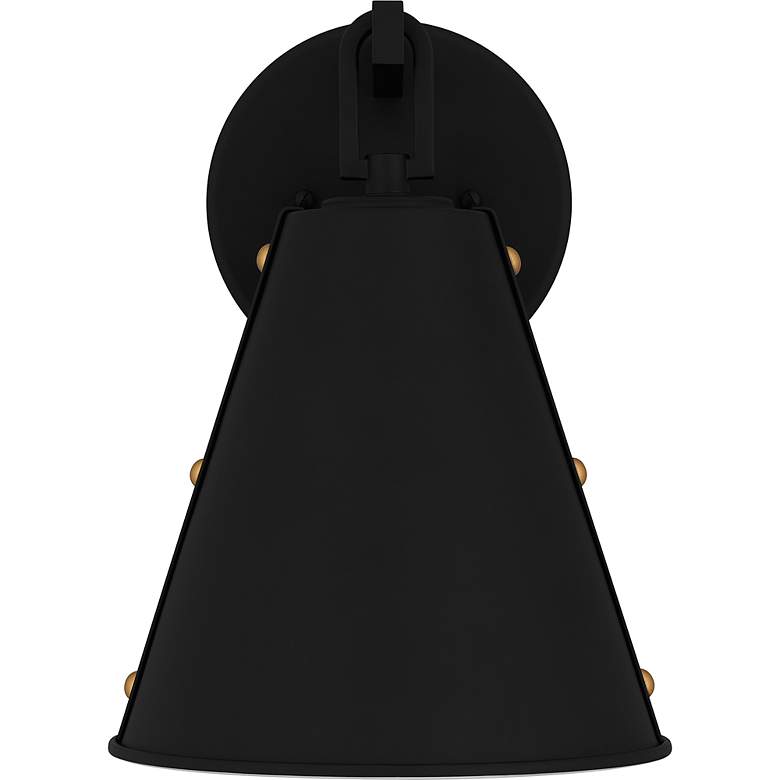 Image 3 Quoizel Hyde 11 3/4" High Matte Black Outdoor Wall Light more views